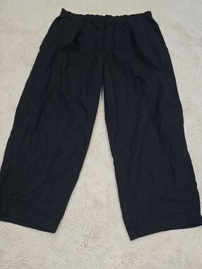 BDG Women's Black Wide-Leg Elastic-Waist Jogger Pants (Size Unknown)
